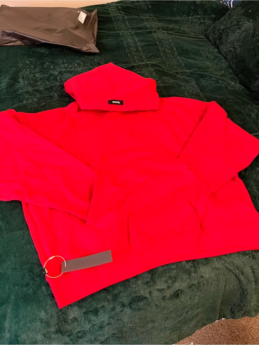 Red Pullover Hoodie - Men
